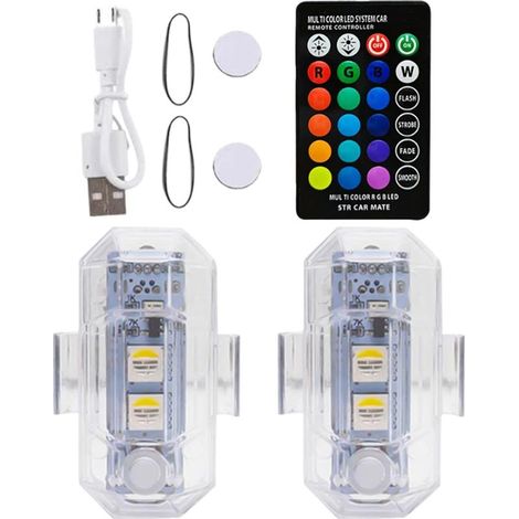 Feux clignotants à diodes électroluminescentes sans fil (1/5)