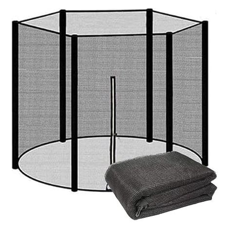 Diameter 244 cm/306 cm/366 cm/427 cm Trampoline Safety Net for Garden Trampolines, Replacement Net with Zip and Buckles, Grid Height 163 cm/180 cm (1/5)
