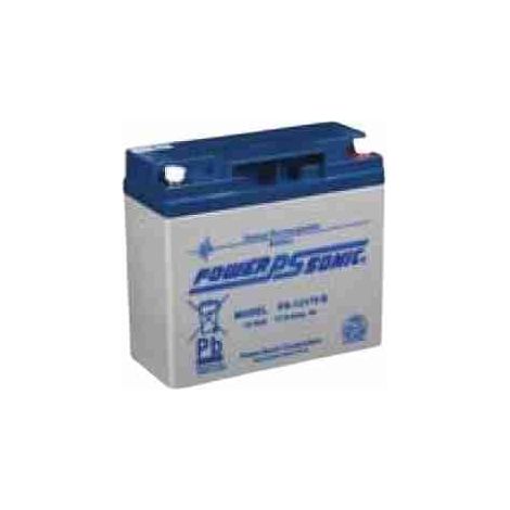 12 V 17 Ah Abmessungen: 181x76x167 mm Gewicht 6,6 kg.