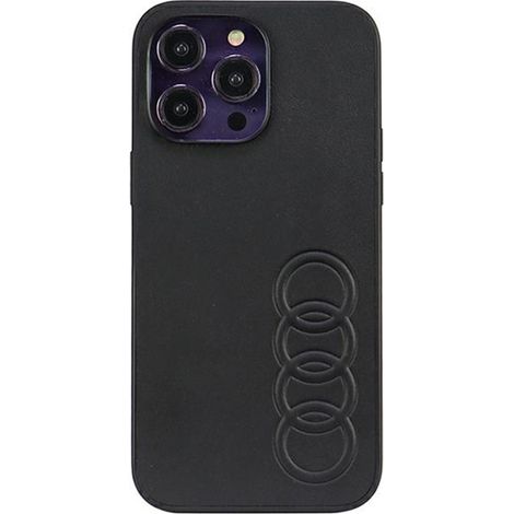 Custodia Audi in pelle sintetica per iPhone 14 Pro Max (nera) (1/5)