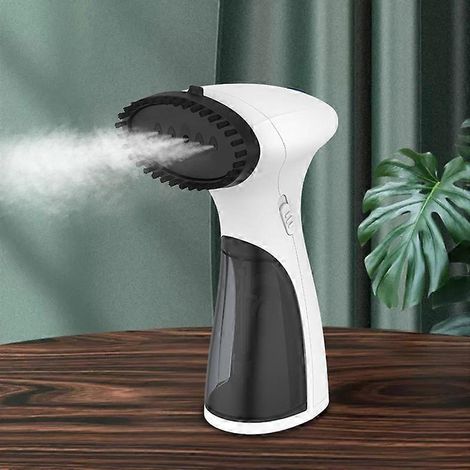 Défroisseur vapeur portable 700 W, préchauffage rapide, utilisation horizontale ou verticale, brosse amovible. (1/3)