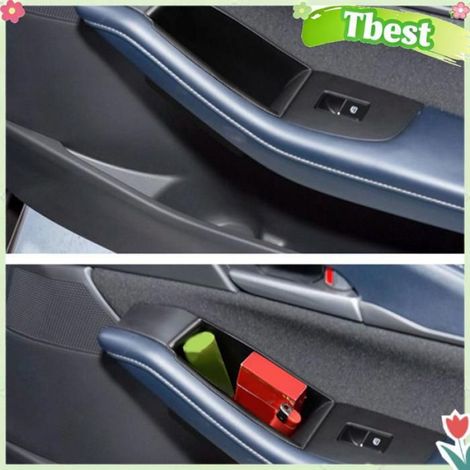 Tbest boîte de rangement de porte de voiture Boîte de rangement latérale de electronique -controleur Porte et ours (1/4)