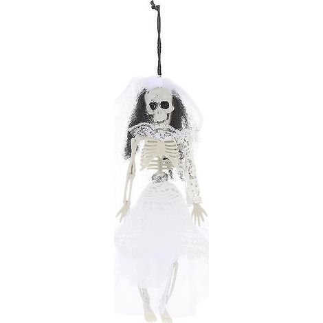 1 Stück Skelettbraut-Anhänger für Halloween-Dekorationen