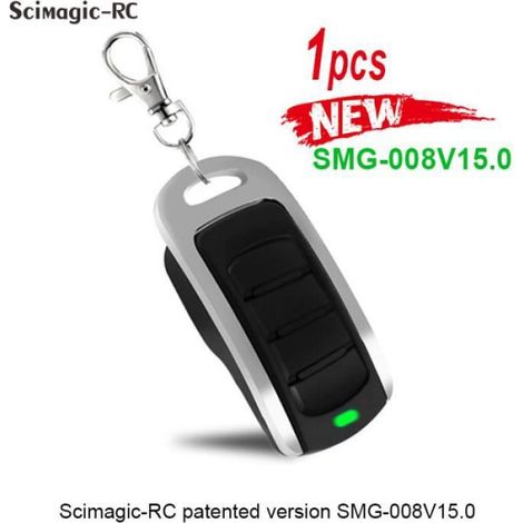 Copie Multi-fréquence 315 390 433 434.42 868 MHz Clone AVIDSEN DITEC SOMMER TéLéCOMMANDE MARANTEC BERNER etc - 1pcs black button