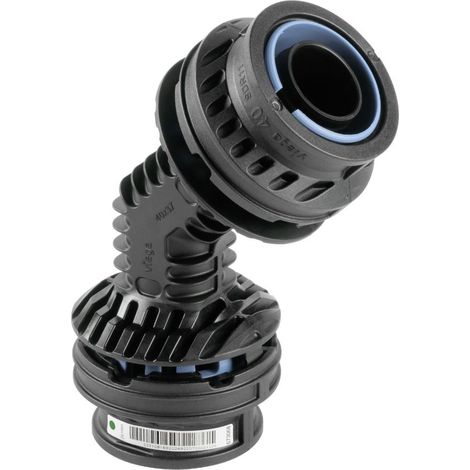 Viega Geopress K Bogen 45 Grad mit SC-Contur K 9726TW, d. 40mm, Kunststoff (1/3)