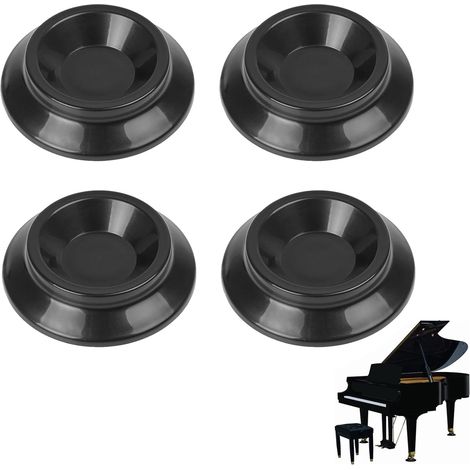 Klavierbeinschoner, Rollenkappen, Möbelbeinschoner, Antirutschpads für Rollen – 4er-Set (1/5)