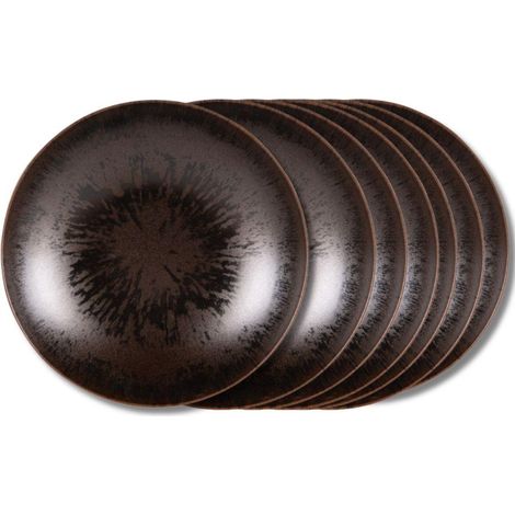Table Passion - Assiette plate Onyx 27 cm (lot de 6) (1/5)