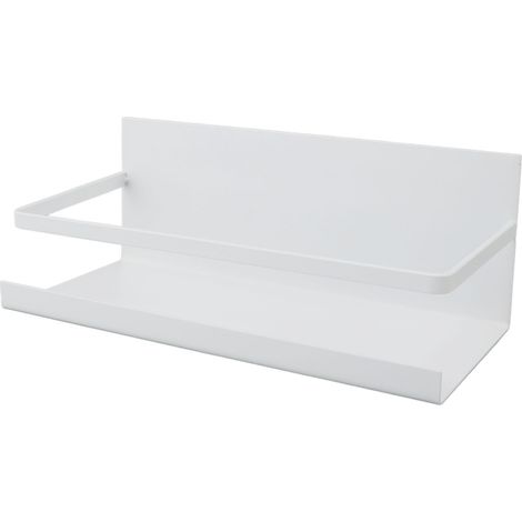 Set aus 2 magnetischen Kühlschrankablagen aus Weißblech, platzsparend und multifunktional, für Gewürze. (1/5)