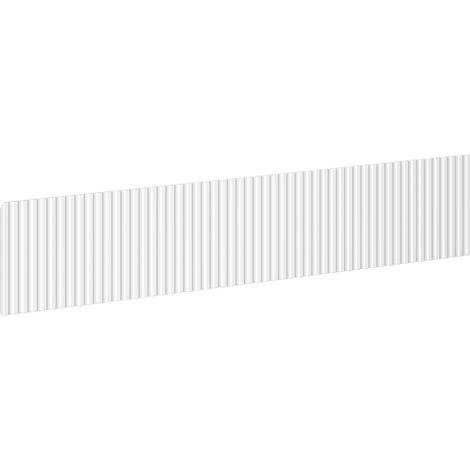 Mexen Rivel façade rainurée pour corps de meuble de salle de bain 90 x 20 cm, blanc mat - 91A20-0900-235-1-01 (1/2)