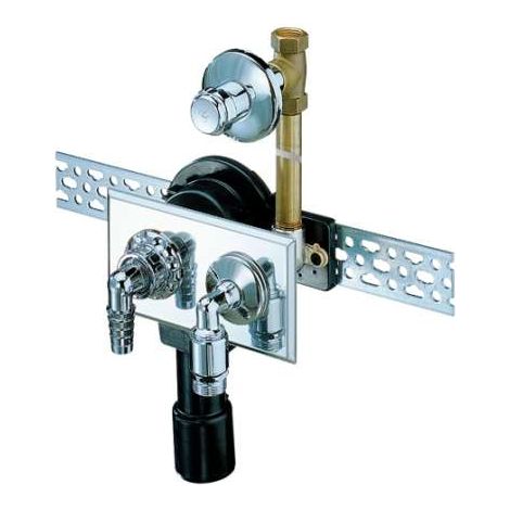 DALLMER Wandeinbau-Waschgeräte-Siphon 405, DN 40/DN 50, 130501 (1/2)