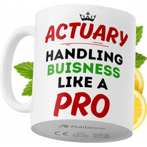 Mug humoristique pour actuaire, avec texte amusant et design graphique, idéal pour les anniversaires, les fêtes et les jours fériés. Mug premium pour occasions spéciales, à la maison ou au bureau. Bla (1/5)