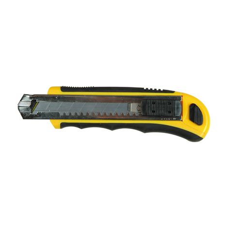 Cutter bimaterial hoja 18mm 16cm deposito 3 hojas 614bl vola (1/3)