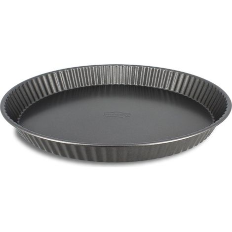 Moule à tarte en acier carbone 32cm, AMANDINE (1/4)