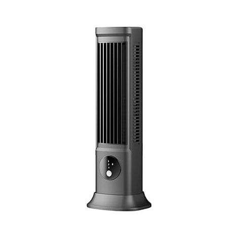 Tragbare Klimaanlage, 3 Geschwindigkeiten, wiederaufladbarer Tischventilator, kompakt, lange Akkulaufzeit, effiziente Kühlung (Plug-in)