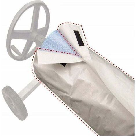 Pool Cover, Waterproof Fabric Pool Cover Roller Cover, Outdoor Indoor Swimming Pool Protective Cover, Cover for Solar Cover, Anti-Wind/Rain/Dust/Anti-Wind Pool Cover (1/4)