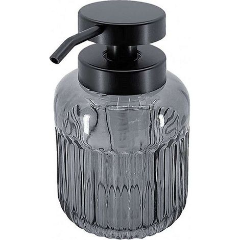 Nimco Timo - Dispensador de jabón líquido, vidrio/negro TIC 31-90 (1/3)