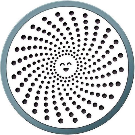 Duschhaube mit integriertem Haarfilter, guter Halt und leicht zu reinigen, aus Edelstahl. (1/4)