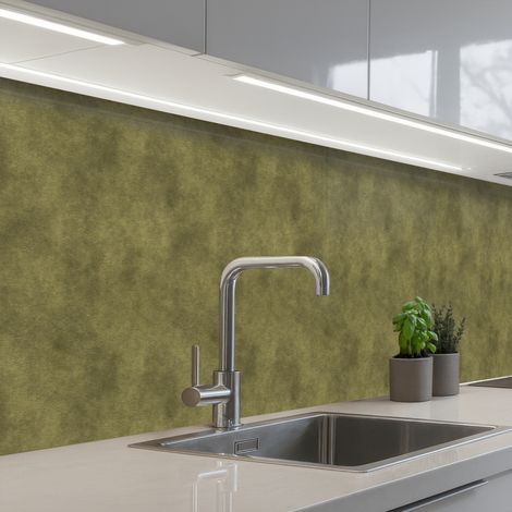 REVETEMENT MURAL DE CUISINE, CRÉDENCE DE CUISINE Texture - Abstrait - Vert 300x60 cm (1/5)