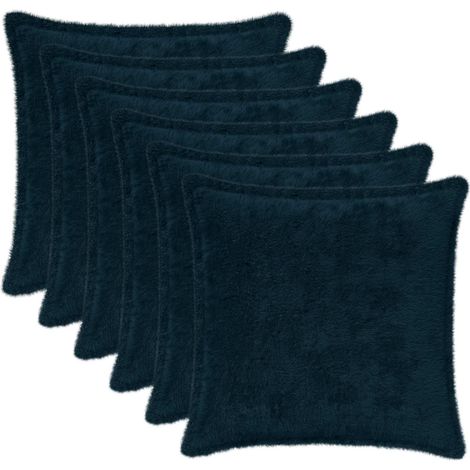 vidaXL Funda de almohada 6 uds. HOUTEN Azul marino 50 x 50 cm (1/2)