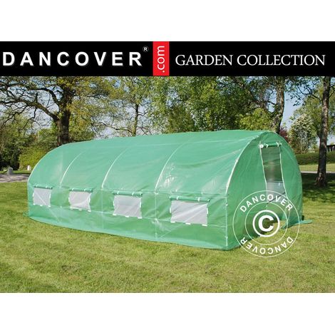 Polytunnel Greenhouse 3x8x2 m, 24 m², Green - Dancover (1/2)