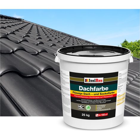 Pintura para techos IsolBau color negro 25 kg (1/5)