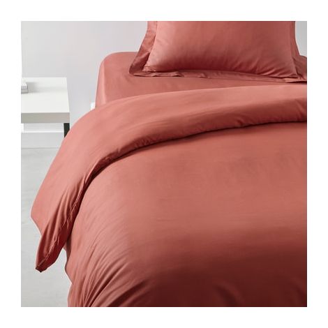 Today Essential Housse de Couette 220x240 cm Terracotta (1/5)
