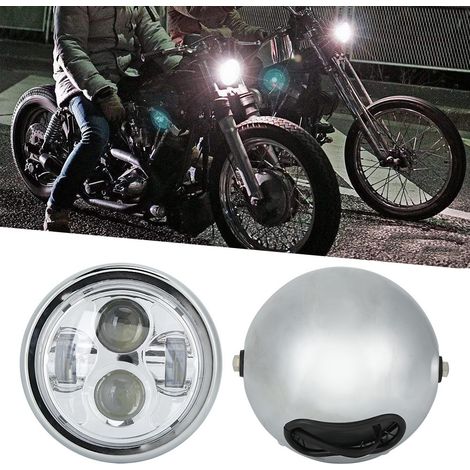 Motorrad-Rundscheinwerfer im Retro-Stil, passend für CG125, GN125 und Électroargenture (1/5)