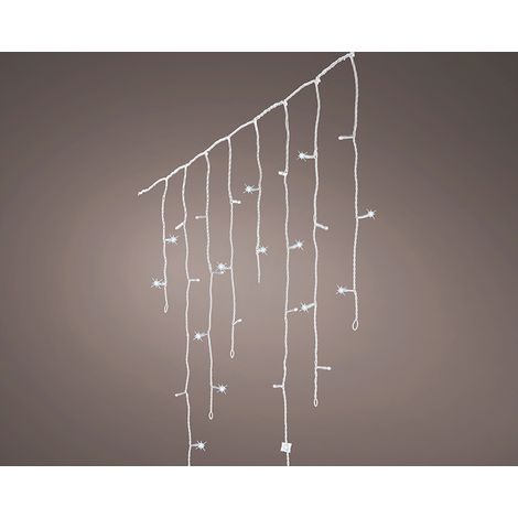 Tenda Led Glacons 240led, Multifunzionale, Luce Fredda, Esterno, 5,8m