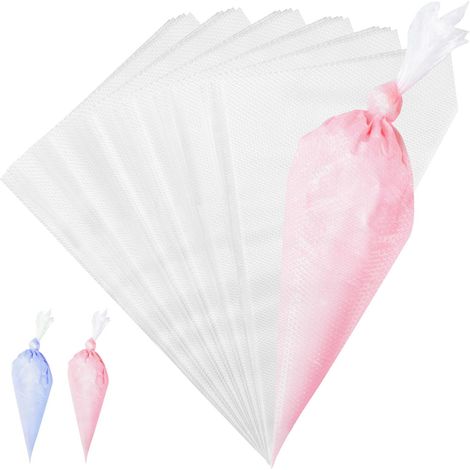 Poche a Douille Patisserie, 100 PCS 30CM Poches à Douille Jetable, Kit Patisserie Accessoire pour Glaçage et Décoration de Gâteau Sucre Fondant (1/5)
