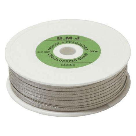 TRESSE A DESSOUDER DIA 2.0 M/M 30MTR POUR OUTILLAGES - 103859