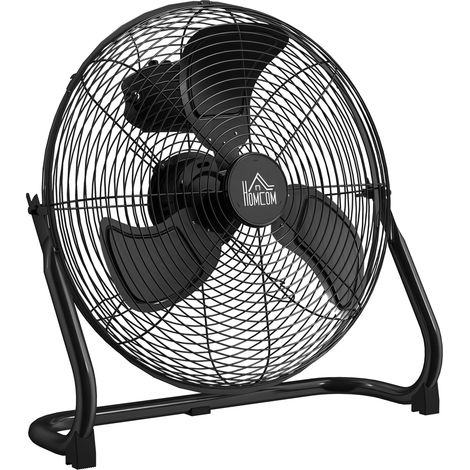Beyamis Tischventilator, Klimaanlage, 4 Geschwindigkeitsstufen, drehbar, schwarz