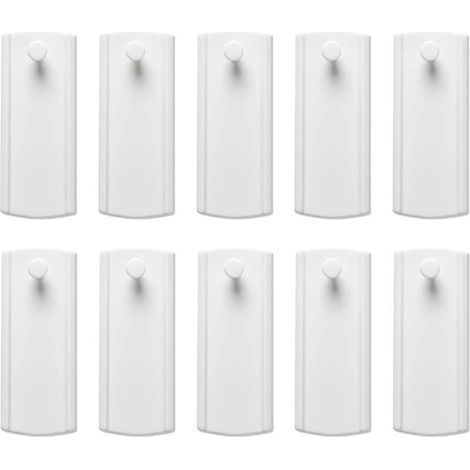 10 Pieces Adhesive Picture Hanger, Picture Hanger Without Drilling, Frame Hanger, Wall Mounting Without Drilling, Wall Attachment Without Drilling for Hanging Photo Frames, Photos, Paintings (1/4)
