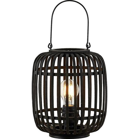 Table Lamp 'Canyana' made of Wood for Living Room & Dining Room