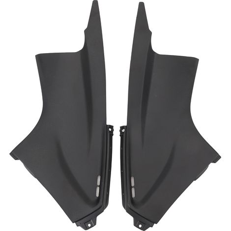 Couvercle de conduit d'air latéral de moto, 1 paire, insert de carénage, déflecteur noir gauche droit pour YZF R6 2003 à 2005 (1/5)
