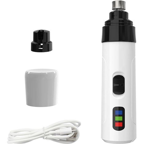 Coupe-ongles pour chien, chargement USB, moteur silencieux et puissant, tondeuse pour chat et animaux de compagnie (1/5)