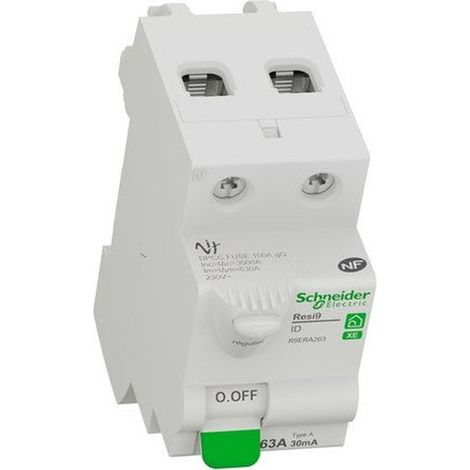 Interruptor diferencial SCHNEIDER ELECTRIC, 30 mA 63 A tipo A SCHNEIDER ELECTRIC