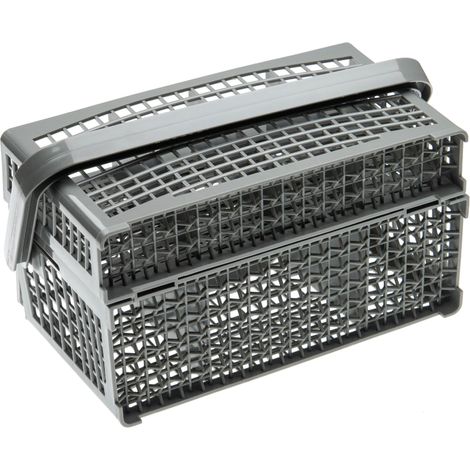 vhbw Cesta de cubiertos compatible con Smeg lavavajillas - divisible, 7 compartimentos