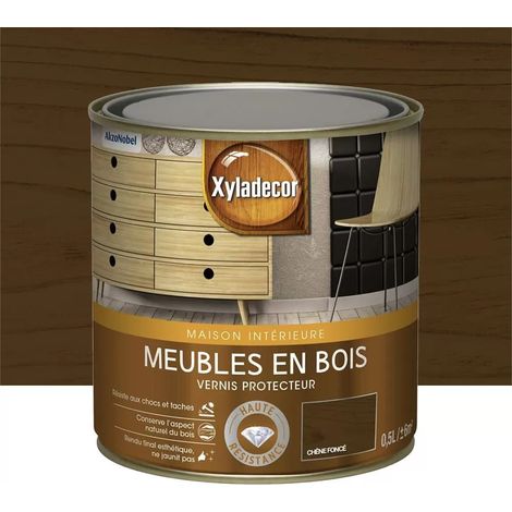 Vernis Xyladécor Meubles en bois Chêne foncé 0,5 L (1/3)