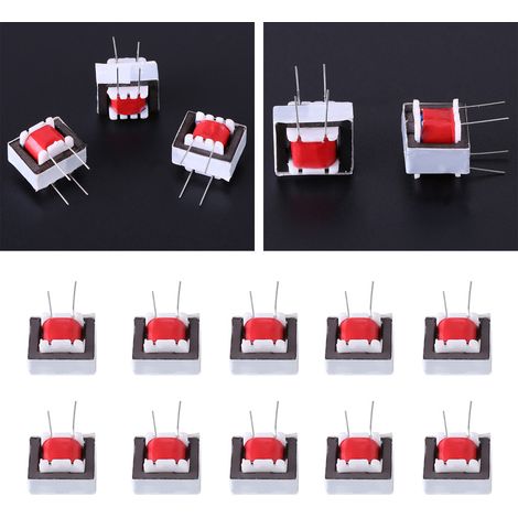 Transformateur audio EI14 600 Ohm 1:1 - Lot de 10 pièces