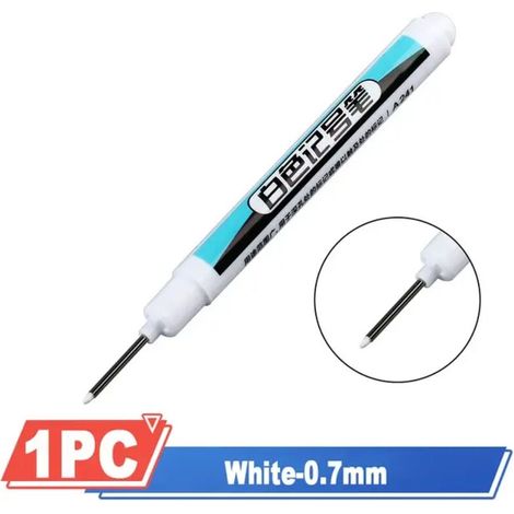 1 pièces stylo marqueur Graffiti étanche crayon Permanent pour plastique cuir verre pierre métal céramique travail du bois outil de coloration 1PC 0.7MM (1/5)