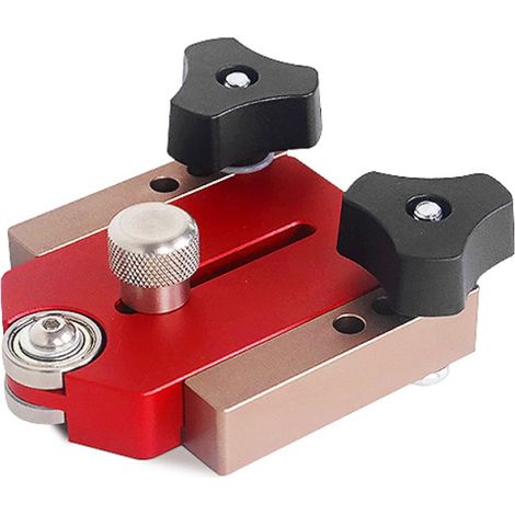 Outils de positionnement et de fixation pour table de travail du bois, scies circulaires, butée de coupe rapide, guide de butée en alliage d'aluminium (1/5)