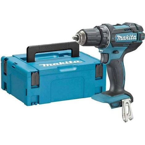 Makita – Perceuse-visseuse 18V Li-ion – Couple 62Nm – Vitesse variable 0-1850 tr/min – Coffret Makpac inclus – Ø max 13 mm acier