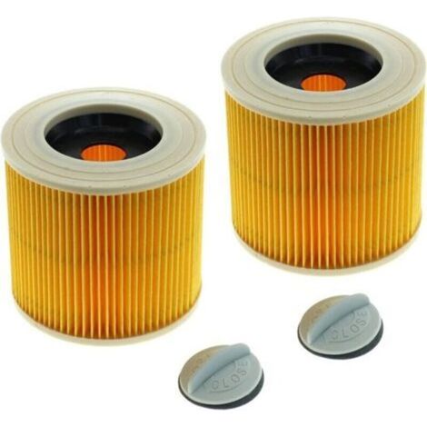 2004,A, 4002,A, 2254,A - Filtres à Cartouche pour Aspirateur Kärcher - Lot de 2 Filtres de Remplacement pour WD3 Premium (1/4)