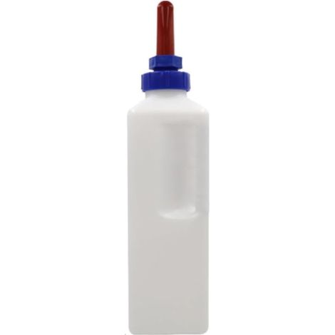 3-Liter-Kälbermilchflasche mit Silikonsauger – Vertikaler Kälbermilchspender mit Griff für Kühe, Lämmer, Bauernhöfe und Nutztiere (1/5)