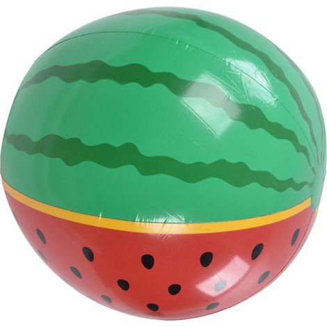 Palloni da spiaggia a forma di anguria, in PVC, portatili, ipoallergenici, con diametro di 90 cm, gonfiabili per piscina. (1/5)