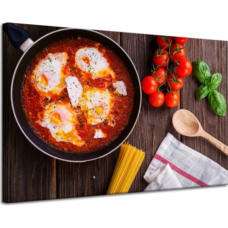 Lienzo impreso "Pasión por la cocina" 120x80 cm