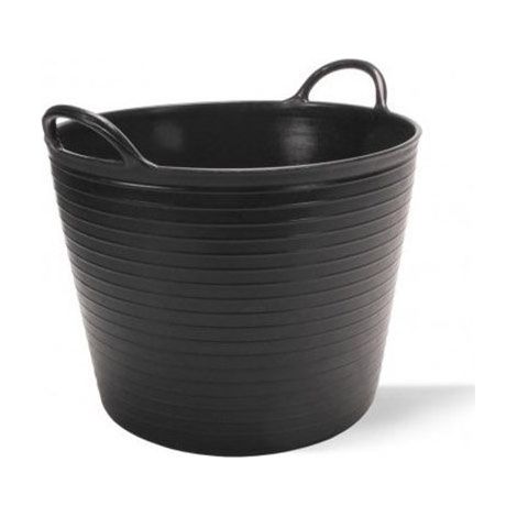 Espuerta de plastico de 25L Negro