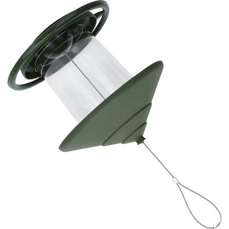 Hängender Vogelfutterspender aus Kunststoff für den Außenbereich, Vogelfutterspender, Garten- und Hofaccessoire. (1/5)