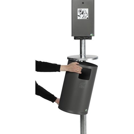 VAR, Toilette pour chiens, capacité 30 l, h x l x p 2000 x 350