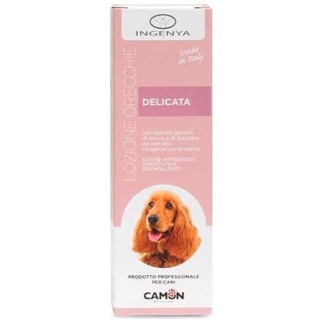 Camon Ingenya Lozione Orecchie Delicata - Confezione 100 ml - Igiene Cane